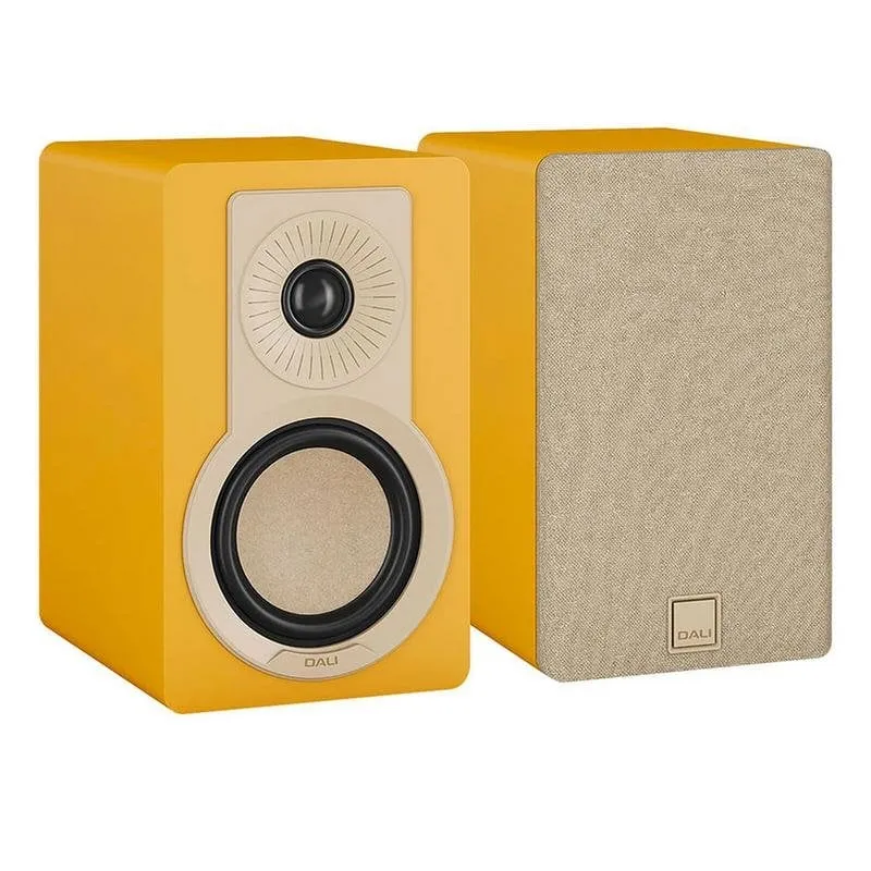 Altoparlanti Dali da scaffale passivi 120W Bass Reflex colore giallo - immagine 1