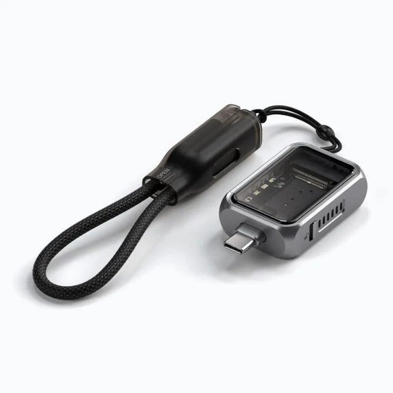 Box esterno Satechi SA-ST-E2230M USB-C M.2 NVMe Alluminio Grigio Compatto - immagine 1