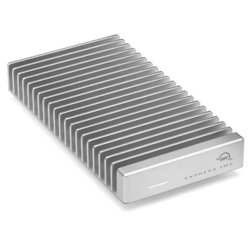 Box SSD Esterno OWC OWCUS4EXP1M2 M.2 NVMe Alluminio Grigio USB4 Luminoso - immagine 1