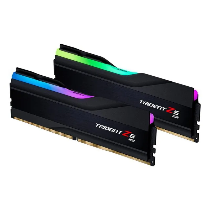Memoria RAM G.Skill Trident Z5 RGB F5-6000J2836G16GX2-TZ5RK 32GB 2x16GB DDR5 6000MHz CL28 Intel XMP RGB Nero - immagine 1