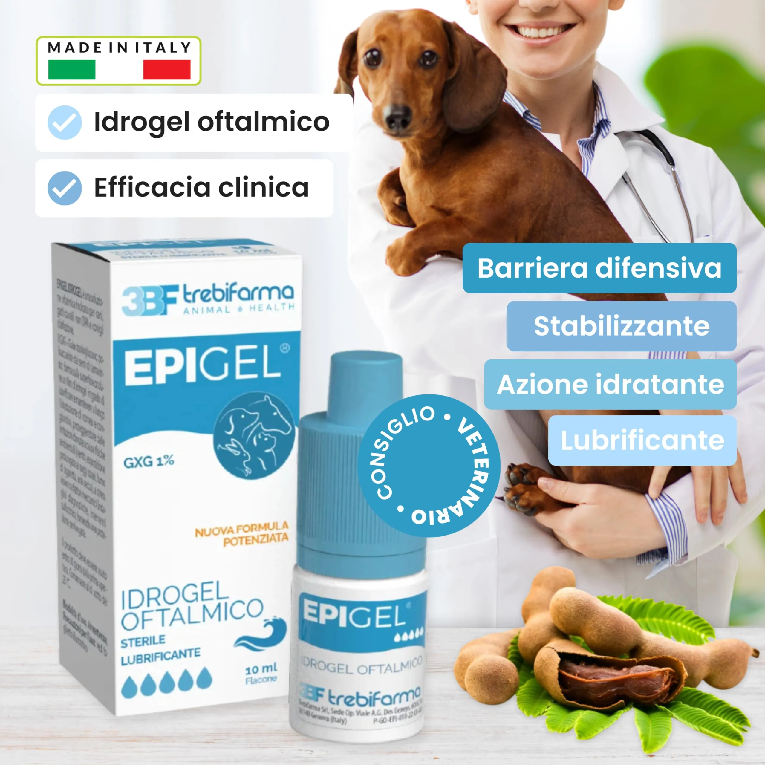 Trebifarma Soluzione Oftalmica Lubrificante Cani, Gatti, Conigli e Cavalli - immagine 4