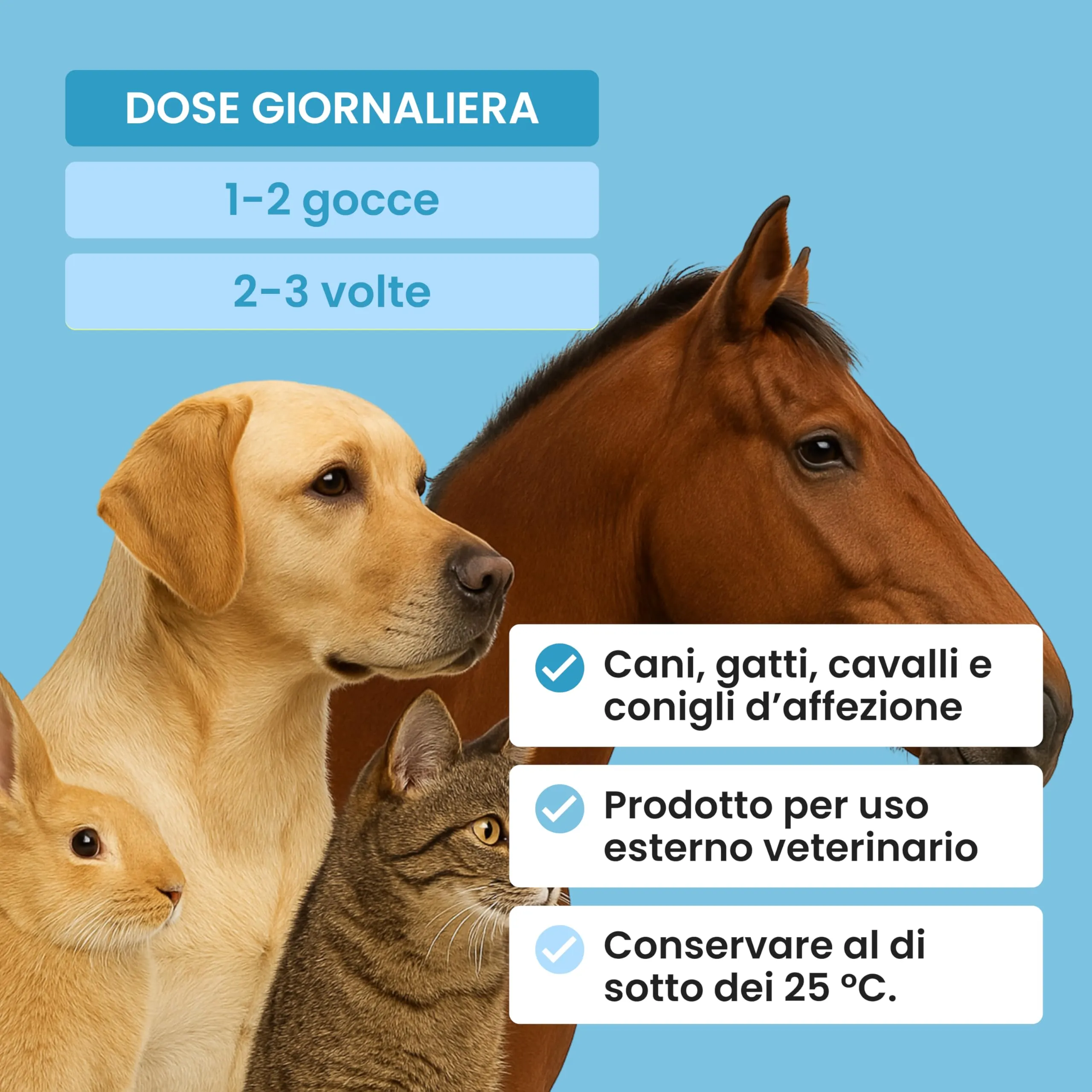 Trebifarma Soluzione Oftalmica Lubrificante Cani, Gatti, Conigli e Cavalli - immagine 5