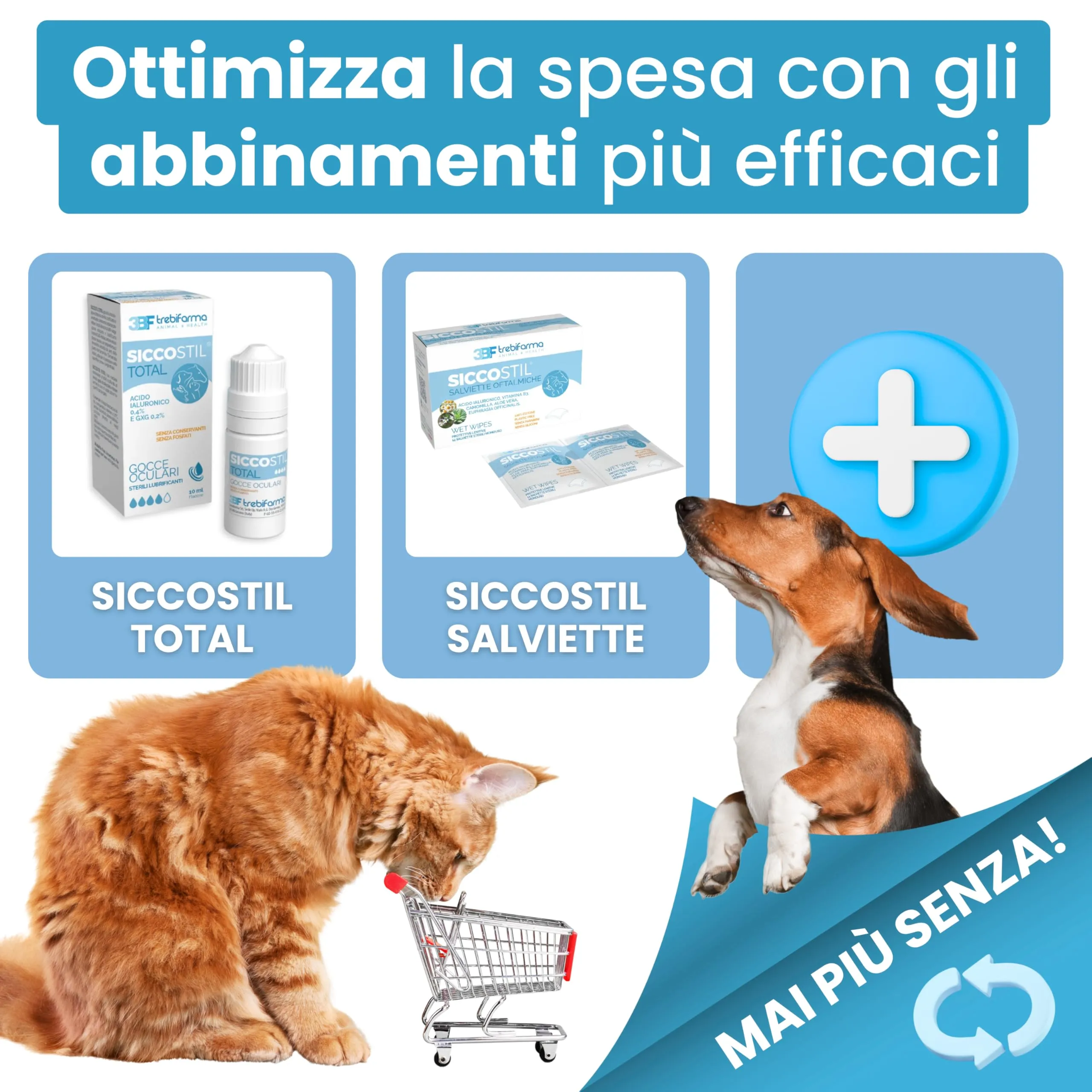 Trebifarma Soluzione Oftalmica Lubrificante Cani, Gatti, Conigli e Cavalli - immagine 6