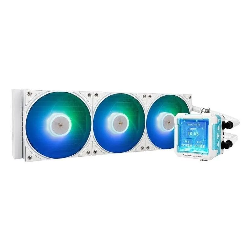 Refrigeración Líquida Thermalright Frozen Warframe PRO 360mm 3 Ventiladores ARGB LCD - immagine 1