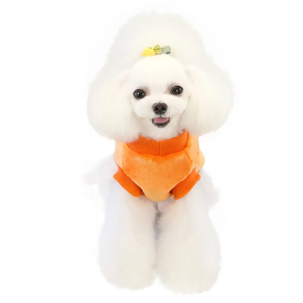 Cane Maglione Cane Vestiti in Pile Cane Maglione di Lana Inverno Caldo Sudore Camicia Fiore Pigiama Maglione in Pile per Piccolo Cane Gatto - immagine 4