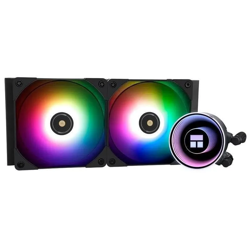 Raffreddamento a liquido Thermalright Frozen Notte 240mm ARGB 2 Ventilatori Multicolore Silenzioso - immagine 1