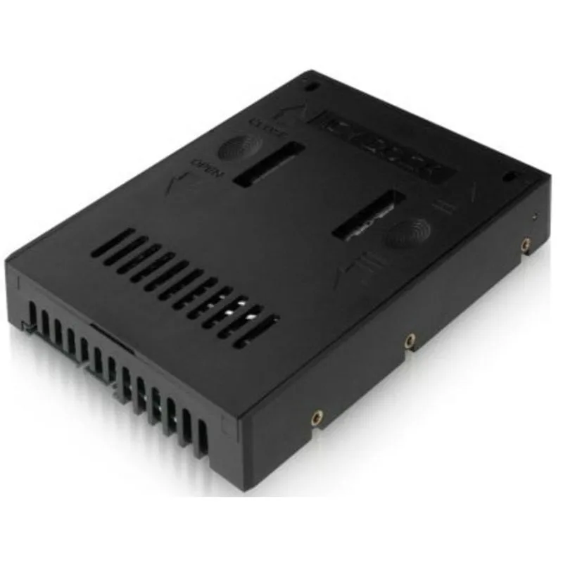 Box PC ICY DOCK MB882SP-1S-2B 3.5" Plastica Nero Adattatore SATA 2.5"/3.5" - immagine 1