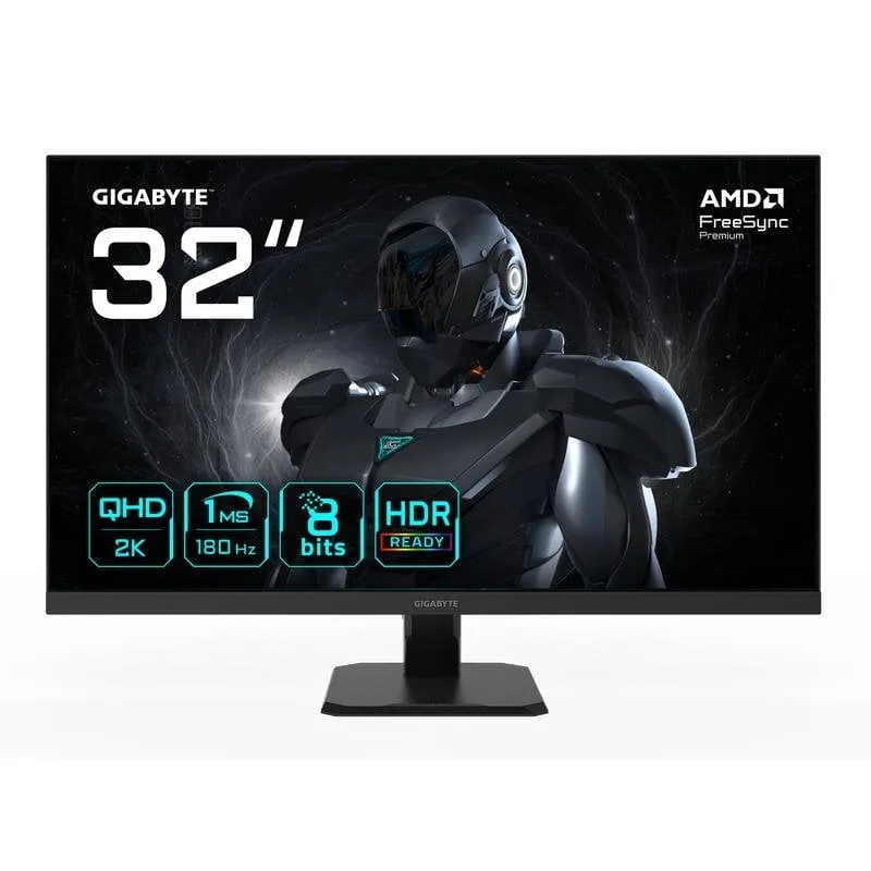 Monitor Gigabyte GS32QA 32" QHD 180Hz SS-IPS Flat 1ms FreeSync Premium HDR - immagine 1
