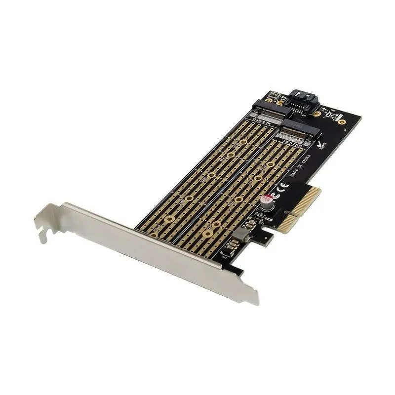 Adattatore PCIe MicroConnect MC-PCIE-X4M2 PCI Express 3.0 x4 M.2 NVMe per server - immagine 1
