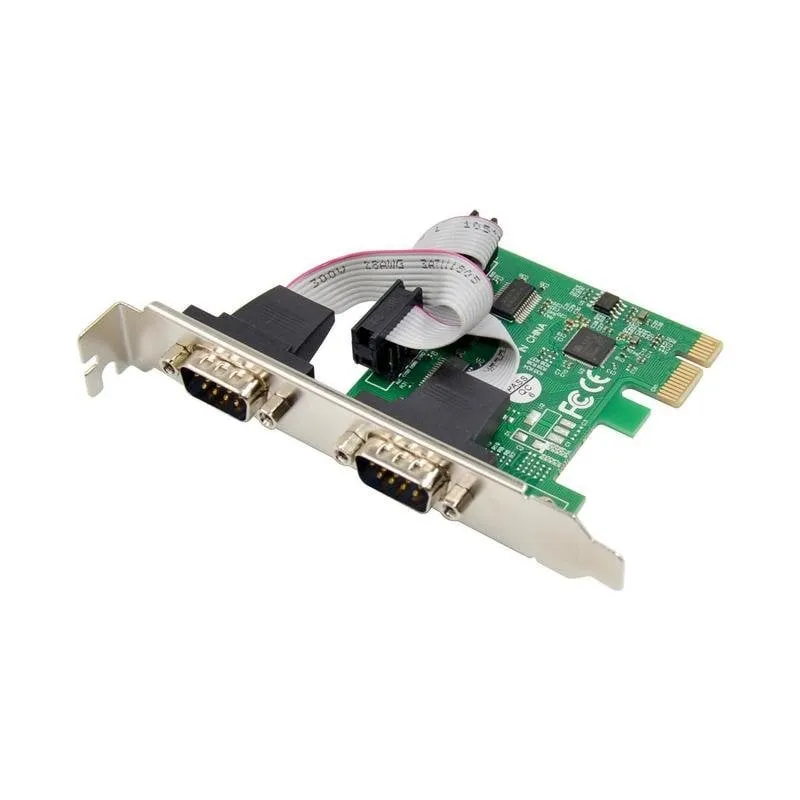 Scheda seriale MicroConnect MC-PCIE-MCS2S PCIe 2 porte RS-232 DB9 interna - immagine 1