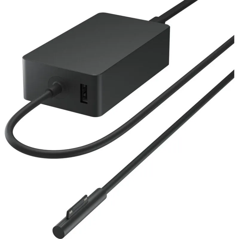 Caricatore Microsoft W8Y-00002 65W per Surface con porta USB aggiuntiva - immagine 1