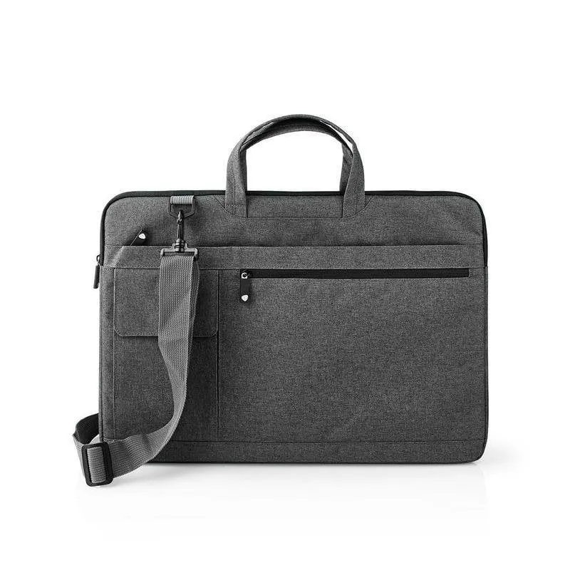 Borsa Nedis NBBG17150BK per portatile fino a 18" tracolla rimovibile antracite - immagine 1