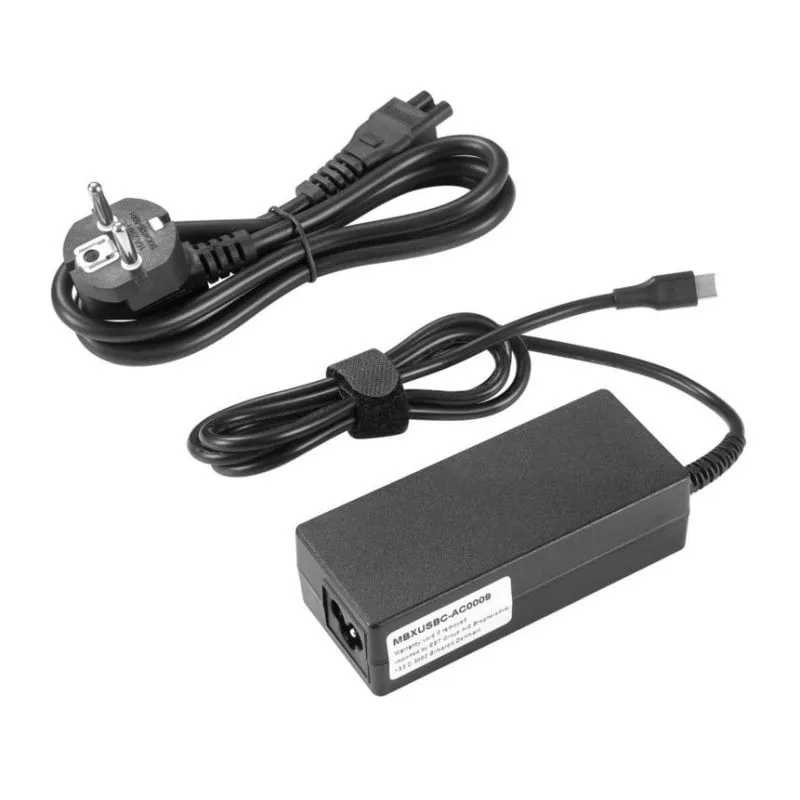 Adattatore CoreParts MBXUSBC-AC0009 65W USB-C per notebook nero - immagine 1