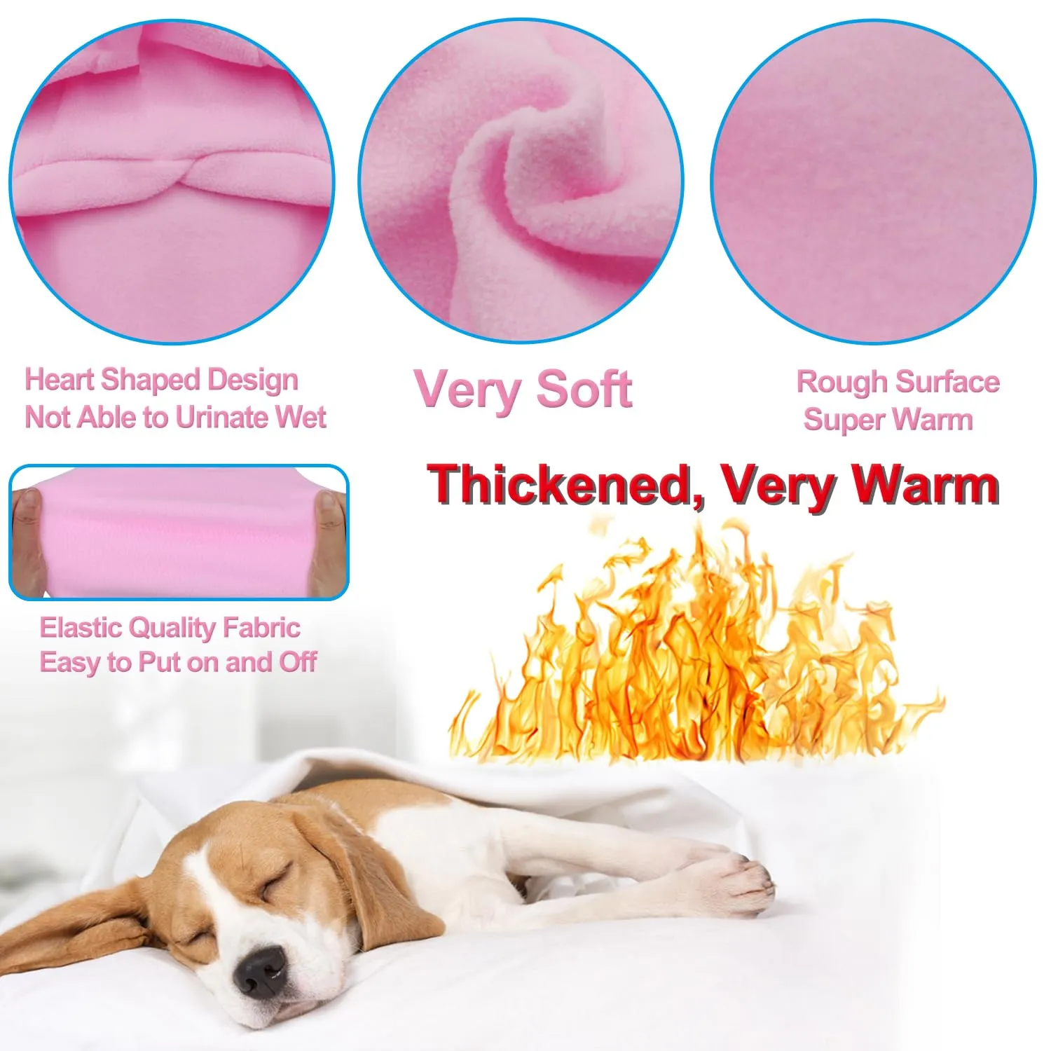 HuaLiSiJi Felpa Cane Pile Felpa per Cani Maglioncino Cane Maglione Chihuahua,Con Una Texture Morbida, Elastico Facile da Indossare e Colori Vivaci (S,Grigio+Rosa) - immagine 2