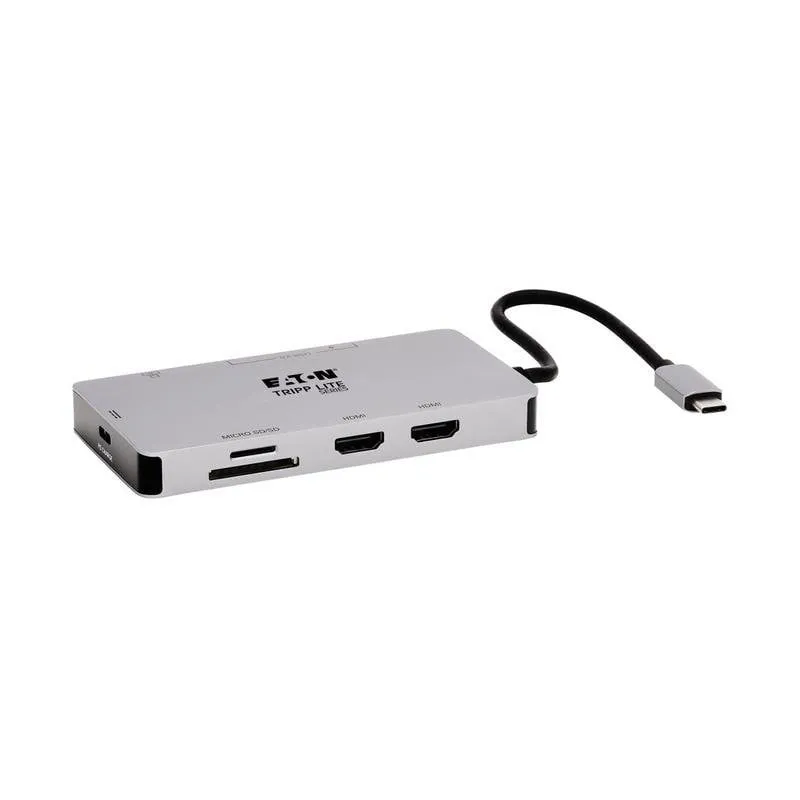 Base notebook Eaton Tripp Lite U442-DOCK8G-GG USB-C Power Delivery 100 W 2x HDMI Ethernet - immagine 1