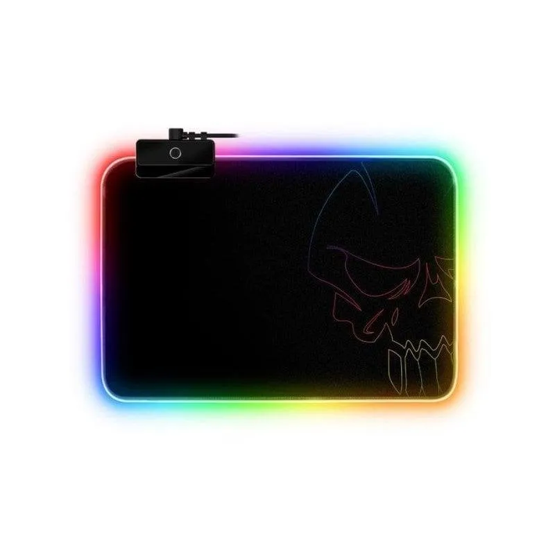 Alfombrilla Spirit of Gamer Darkskull RGB M bordes rematados multicolor - immagine 1