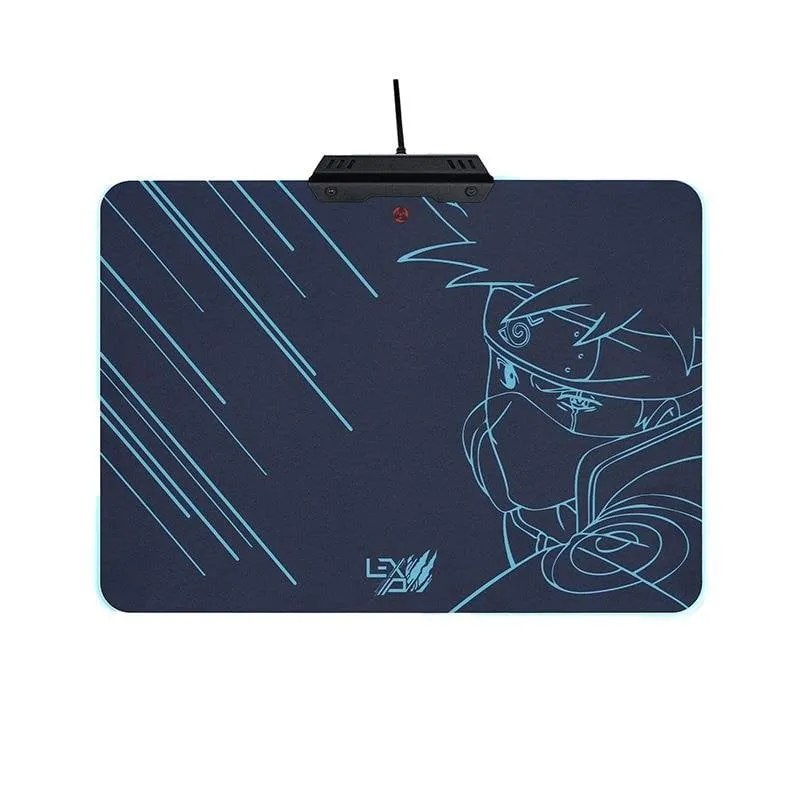 Alfombrilla Lexip Kakashi Kamui Superficie Rigida LED RGB 350x280mm - immagine 1