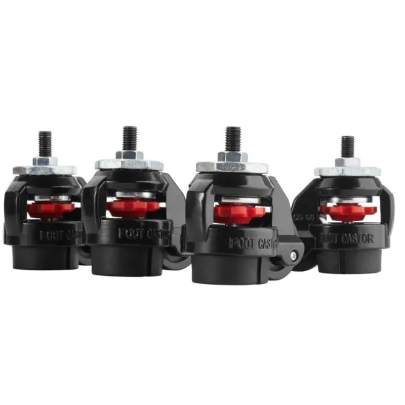 Accessorio simulatore Oplite 101268 R8 Supreme 4 ruote Nylon Acciaio Nero Rosso - immagine 1
