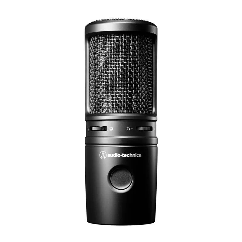 Microfono Audio-Technica AT2020USB-X USB cardioide con uscita cuffie e mute touch - immagine 1