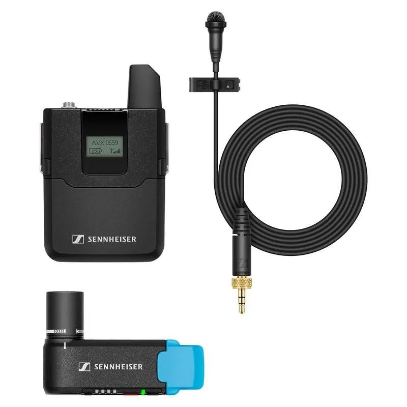 Microfono Sennheiser AVX-ME2-3 wireless omnidirezionale XLR con ME 2 Lavalier - immagine 1