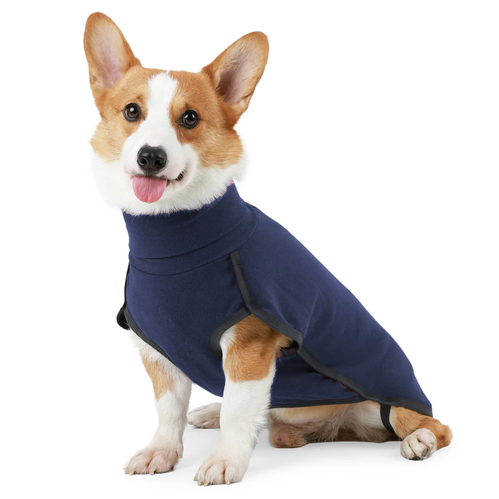 HEYWEAN Felpa per cani Gilet in pile elasticizzato Pullover per cani caldi Pullover per cani di piccola e media taglia Abbigliamento invernale per interni ed esterni - immagine 7