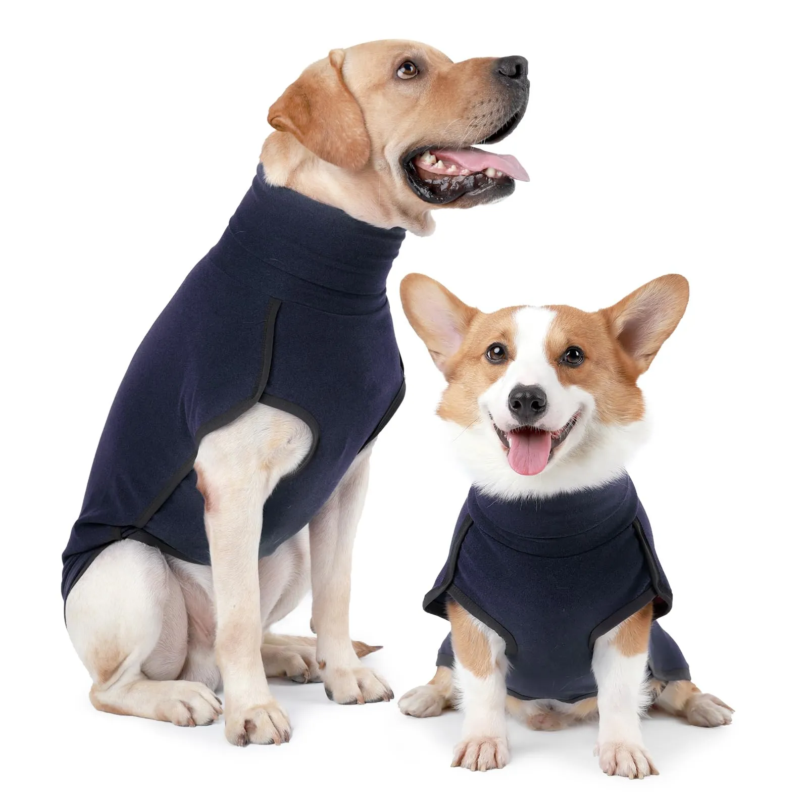HEYWEAN Felpa per cani Gilet in pile elasticizzato Pullover per cani caldi Pullover per cani di piccola e media taglia Abbigliamento invernale per interni ed esterni - immagine 1