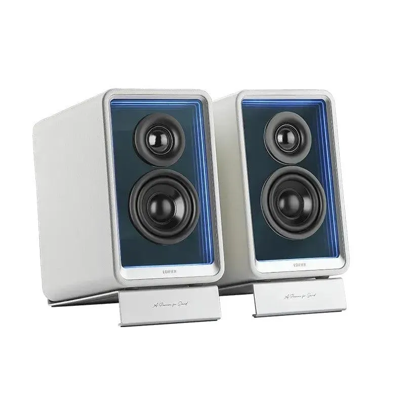 Altoparlanti Edifier da scaffale wireless e cablati 70W con Bluetooth, USB e luci RGB - immagine 1