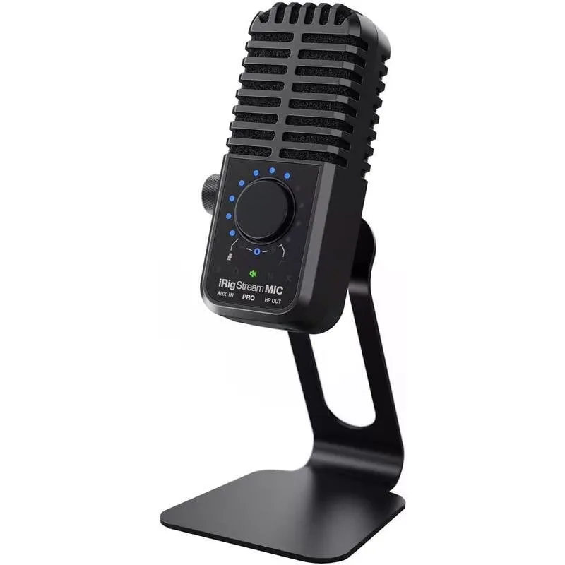 Microfono IK Multimedia IRIG Stream Mic Pro USB multipattern con Loopback - immagine 1