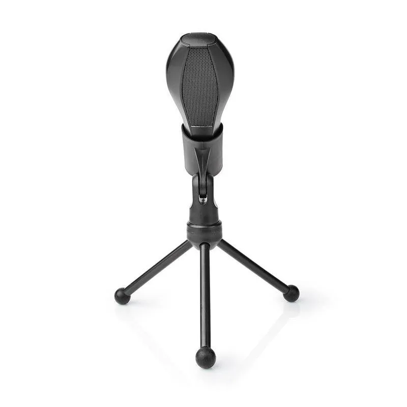 Microfono Nedis MICTU100BK USB omnidirezionale con treppiede regolabile - immagine 1