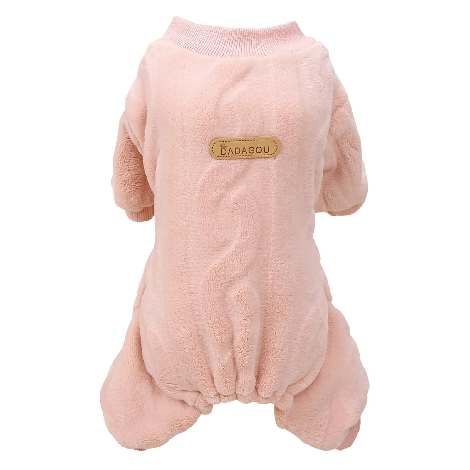 Izefia Maglione del Cane Vestiti Felpa Lana Invernale Caldo 4 Gambe Jumpsuit Pigiama Maglione per Cane Piccolo Gatto Medio - immagine 1