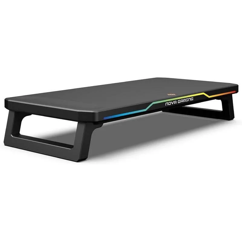 Elevatore schermo NOVA gaming GA105 Celestium RGB Hub USB 25 kg Nero - immagine 1