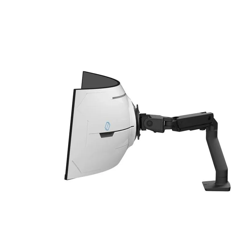 Supporto monitor Ergotron HX Arm 45-693-224 per ultra-wide 57" nero - immagine 1