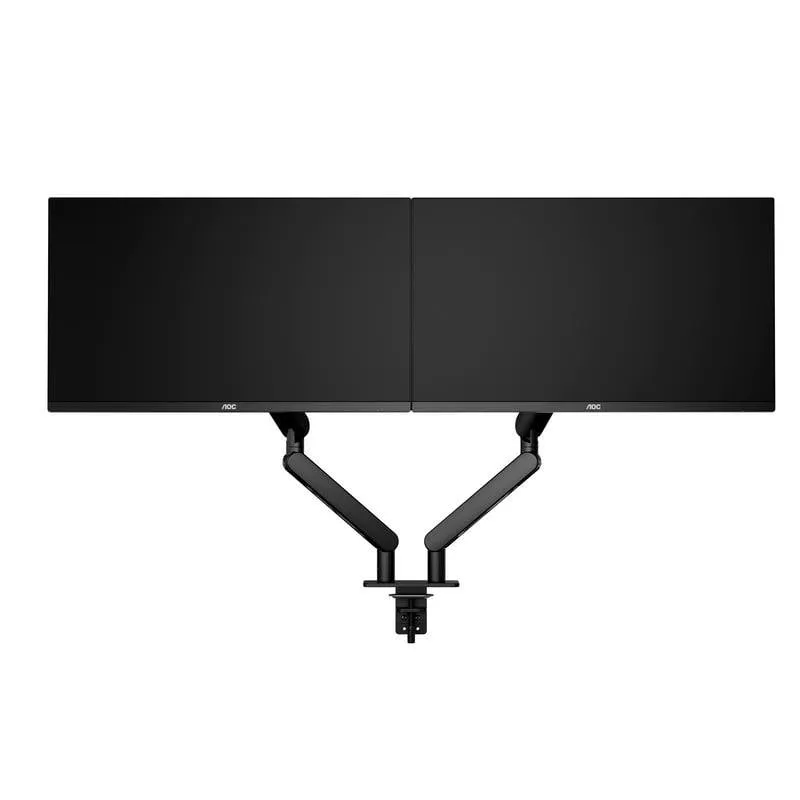 Supporto monitor AOC AM420B doppio braccio 17-34" alluminio gestione cavi - immagine 1