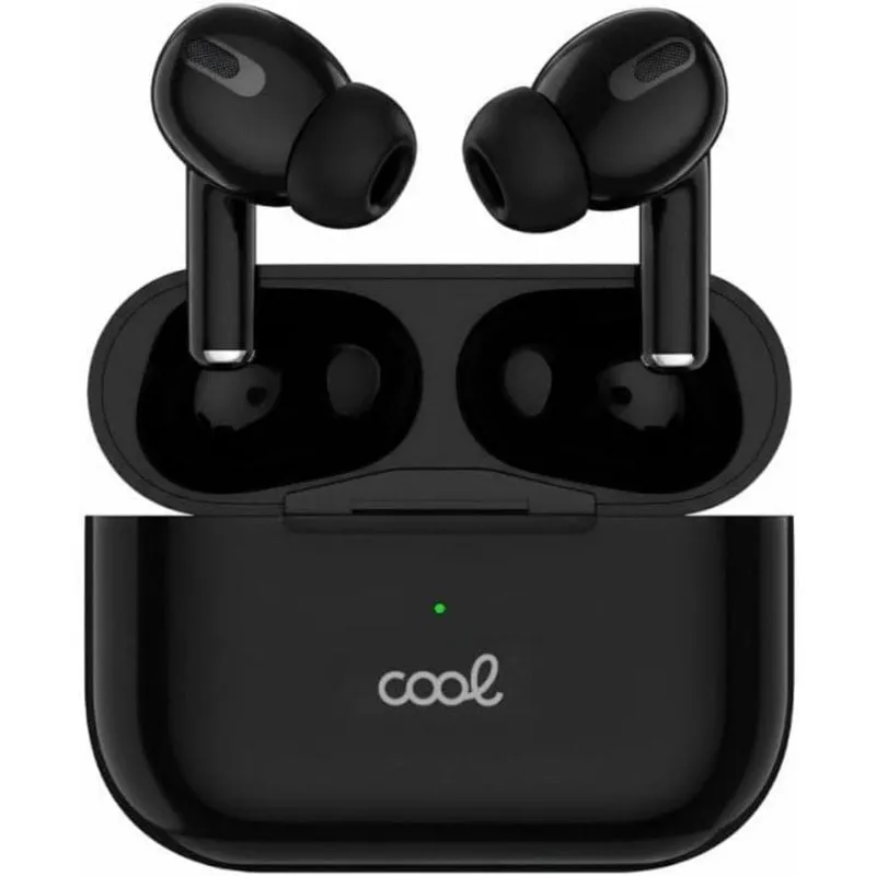 Auricolari Cool 8434847082592 wireless Bluetooth con Cancellazione del Rumore, microfono integrato, neri - immagine 1