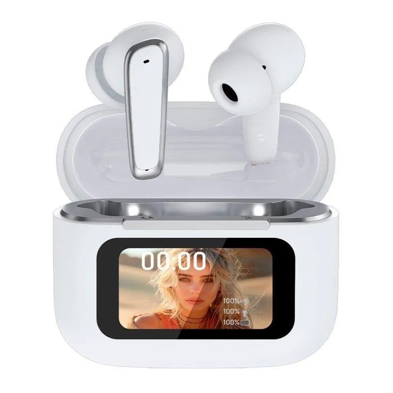 Auricolari Cool Iria wireless Bluetooth con Cancellazione Rumore, Traduzione, Intelligenza Artificiale, bianchi - immagine 1