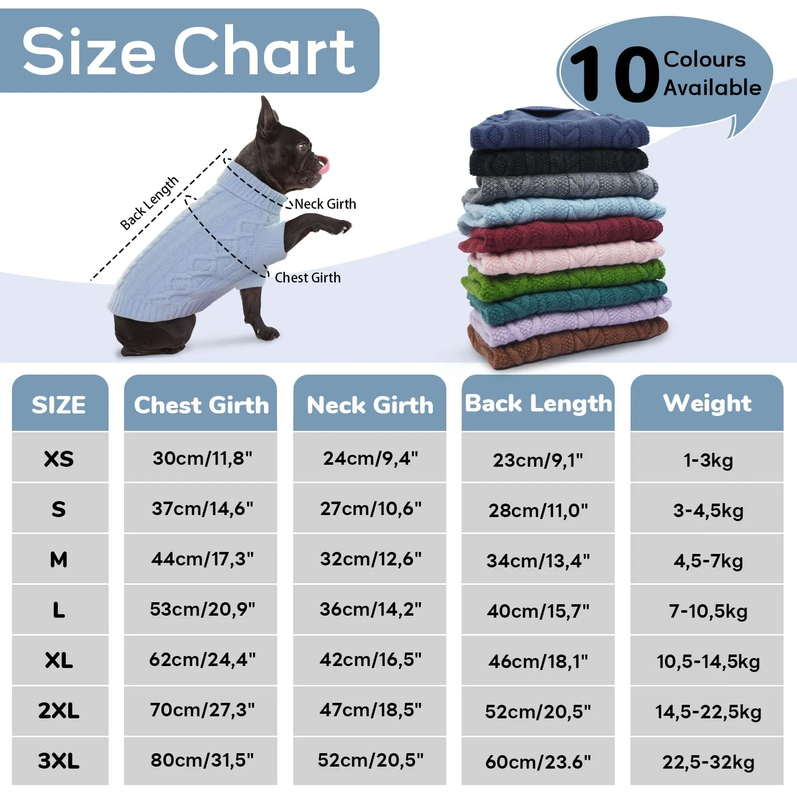Hjumarayan Maglione per Cani Taglia Grande - Maglioncino Semplice & Elegante in Pile, Maglia Termica con Foro per Guinzaglio (Blu XL) - immagine 2