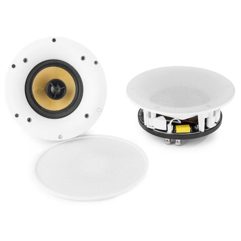 Altavoces Power Dynamics de techo WiFi Bluetooth 120W multi-room blancos - immagine 1