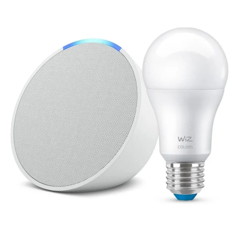 Altoparlanti AMAZON Smart Cablati con Alexa Wi-Fi Dual, Bombilla inclusa - immagine 1