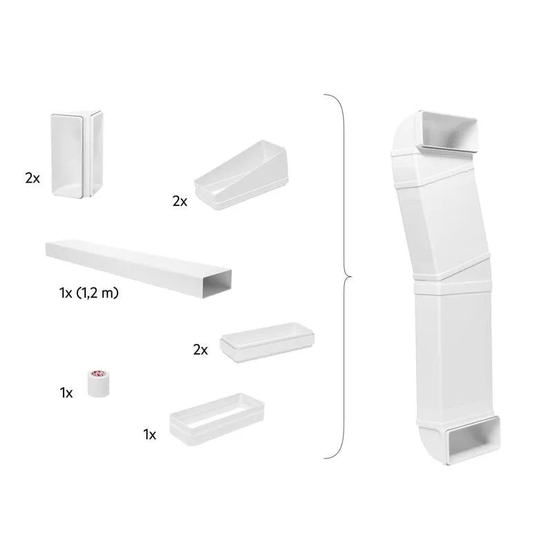 Accessorio campana Electrolux M2CKCF01C set ricircolo bianco 4 kg - immagine 1