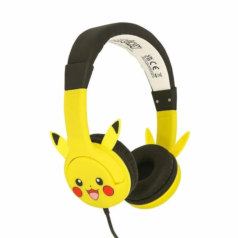 Auricolari OTL Technologies PK1178 con cavo jack 3,5 mm per bambini, limitatore volume, rosa oro rosa bianco - immagine 1