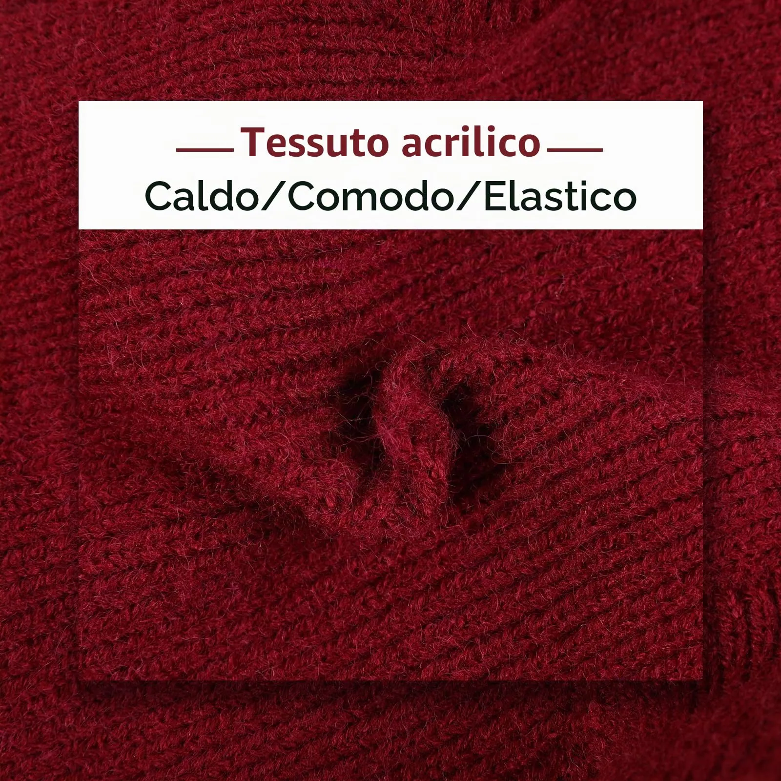 Hjumarayan Maglione Cane Caldo - Maglioncino per Cani con Zampe, Maglioncini per Cani con Foro per Guinzaglio (Rosso Scuro XXL) - immagine 4