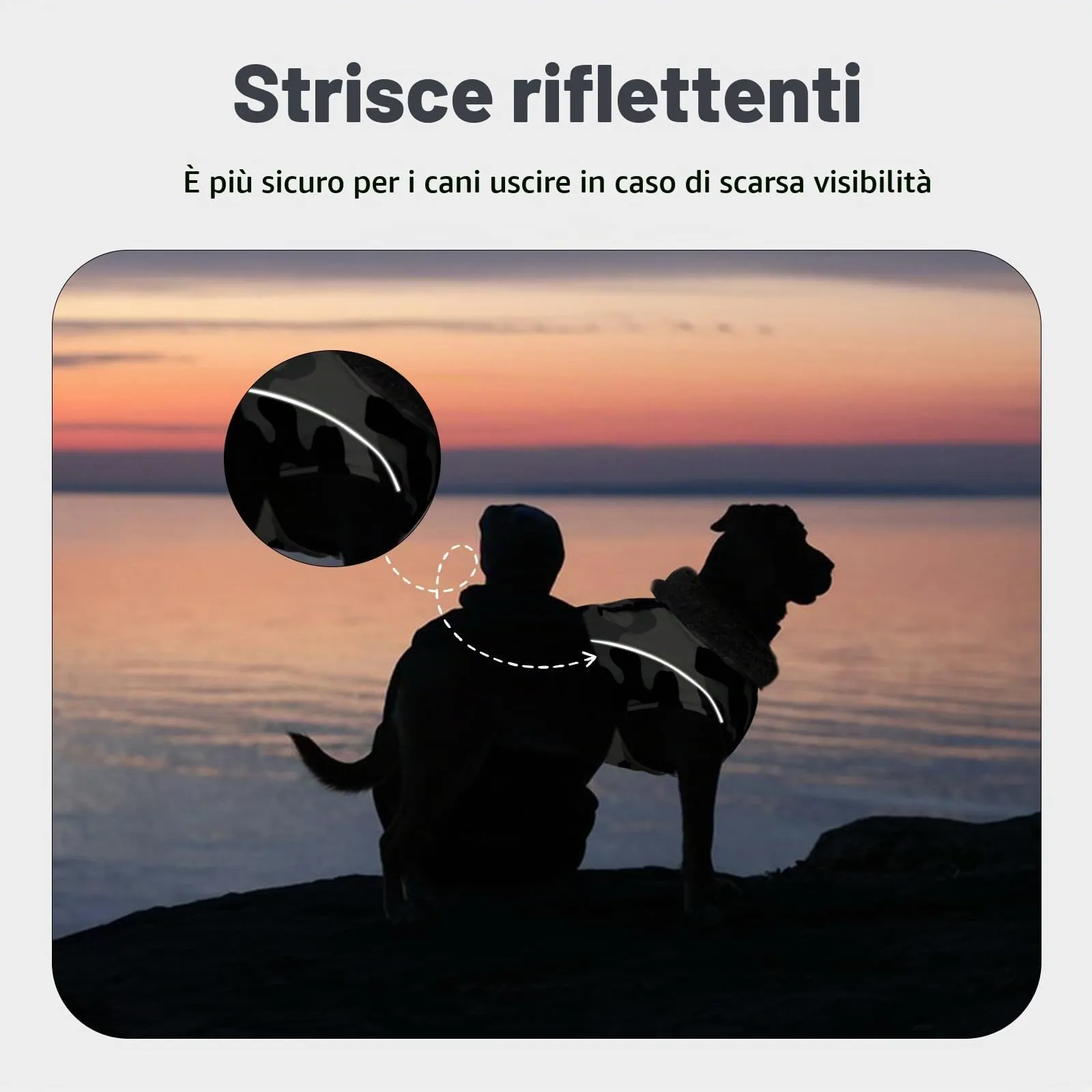 Pettorina Invernale, Giubbotto Taglia Grande, Maglioncino Cane, Cappotto Impermeabile, Tuta Felpa per Cani (Camouflage, 2XL) - immagine 5