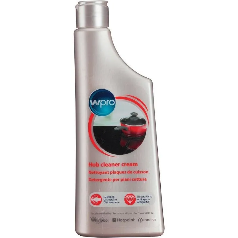 Detergente Piastre WPRO VTC101 Crema Pulizia efficace 250 ml Grigio - immagine 1