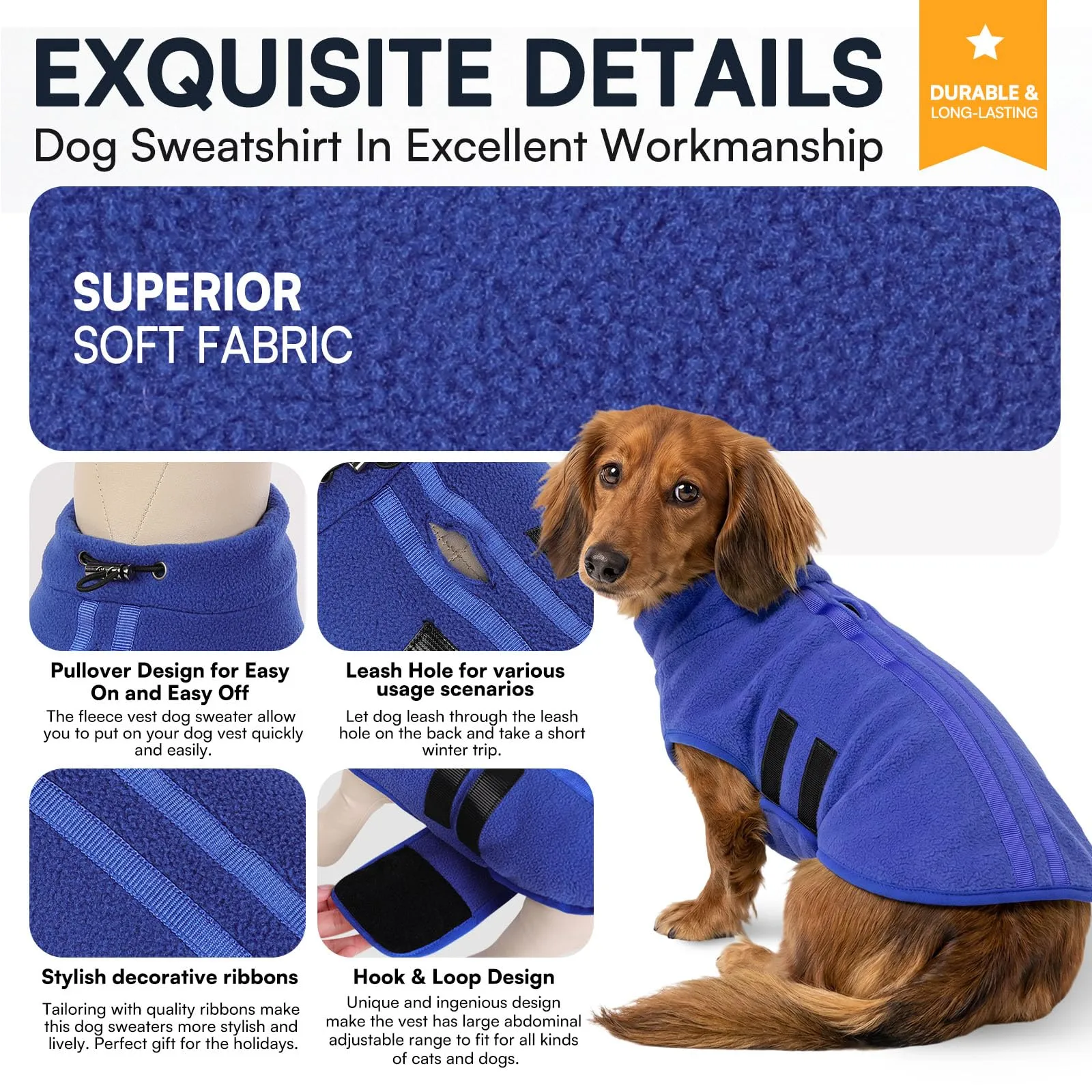 Queenmore Cappotto Cane, Maglioncino Cane Taglia Grande Cappotto Invernale - immagine 2