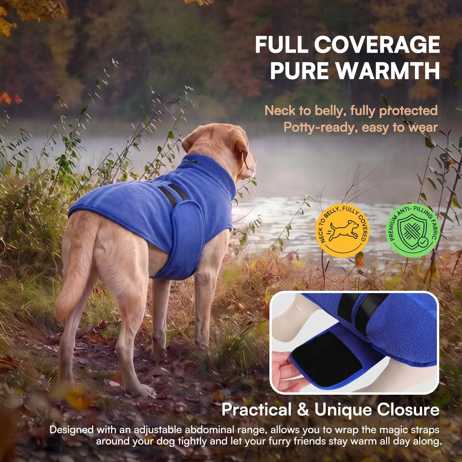 Queenmore Cappotto Cane, Maglioncino Cane Taglia Grande Cappotto Invernale - immagine 3