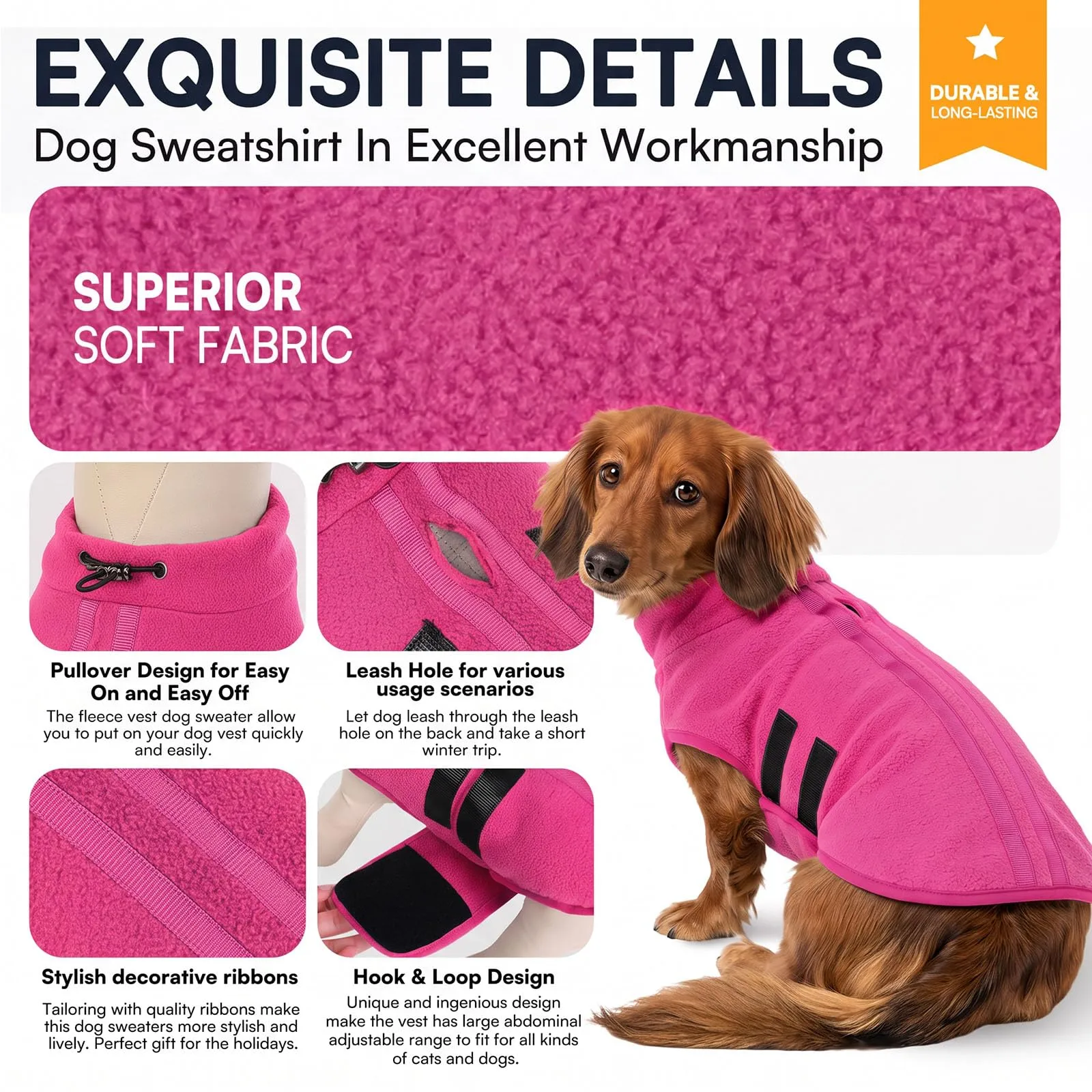 Queenmore Cappotto Cane, Maglioncino Cane Taglia Grande Cappotto Invernale - immagine 2