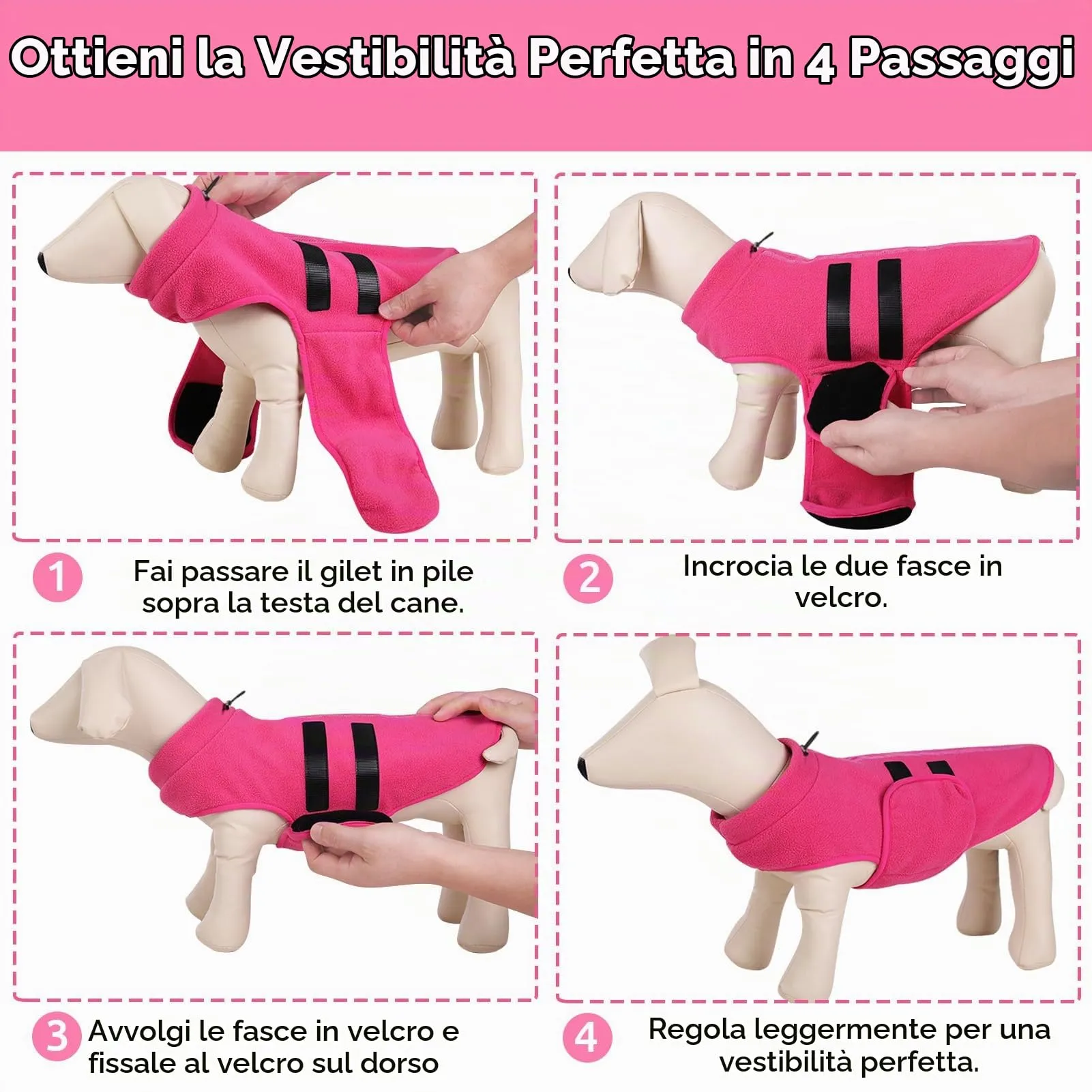 Queenmore Maglioncino Per Cani, Felpa Taglia Piccola, Cappotto Invernale - immagine 6