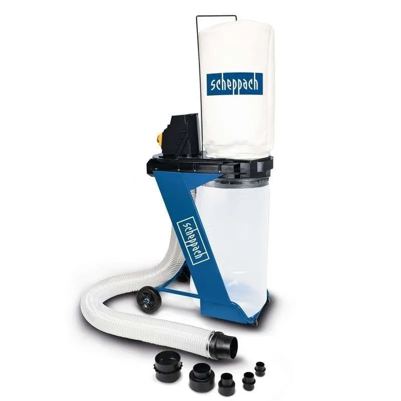 Aspirapolvere con Sacco Scheppach DC500 550W 75L Uso Industriale Grande Capacità - immagine 1