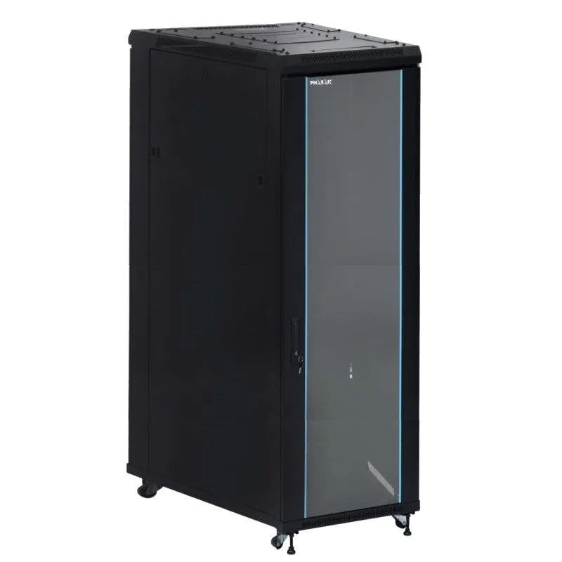 Armadio Rack Phasak PRO PHO 6147 47U 600x1000 Vetro Temperato Ventilazione - immagine 1
