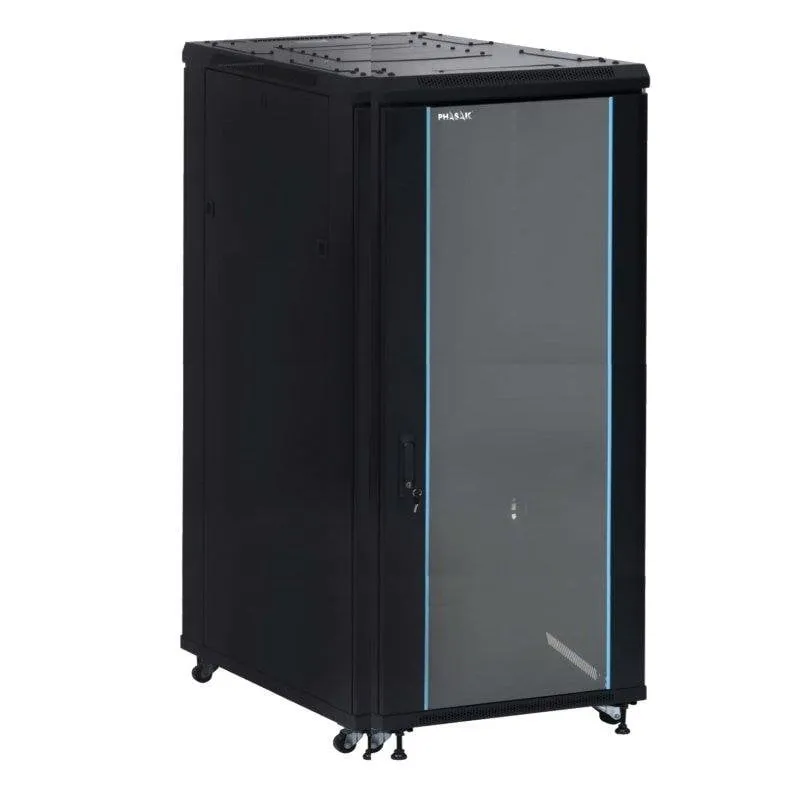 Armadio Rack Phasak Pro PHO 8837 19" 37U 800x800 Vetro Temperato Accessori - immagine 1